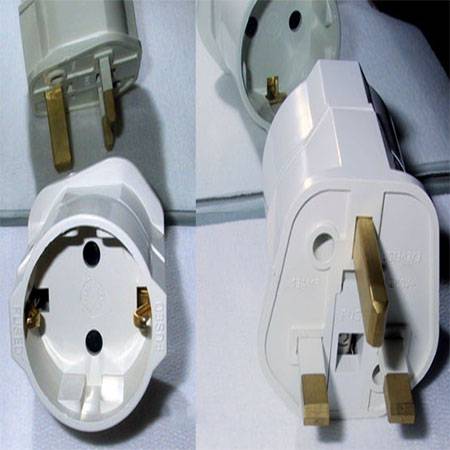 Adaptateur électrique UK mâle Euro