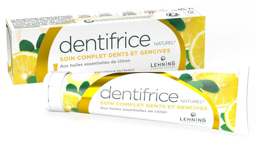 Dentifrice Naturel LEHNING - Aux sels minéraux de Schüssler. Nota : Nous l'avons remplacé par le dentifrice TREW, lien dans la description