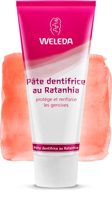 Dentifrice Naturel Weleda au Ratanhia (Made in Germany)