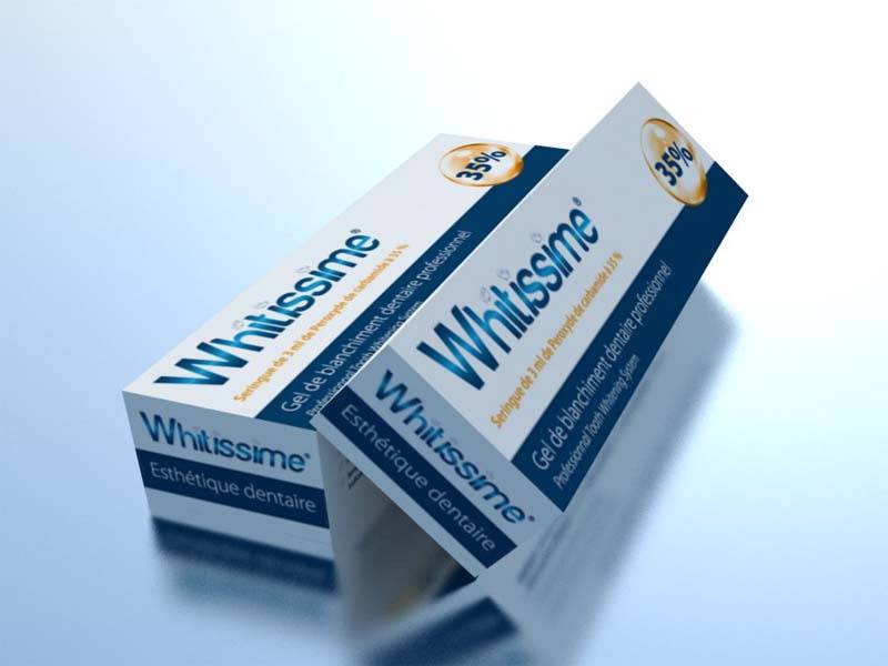 KIT DE 8 SERINGUES Slims WHITISSIME PEROXYDE DE CARBAMIDE À 16%