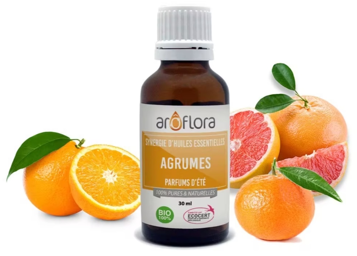 Synergie huiles essentielles AGRUMES - 30 ml