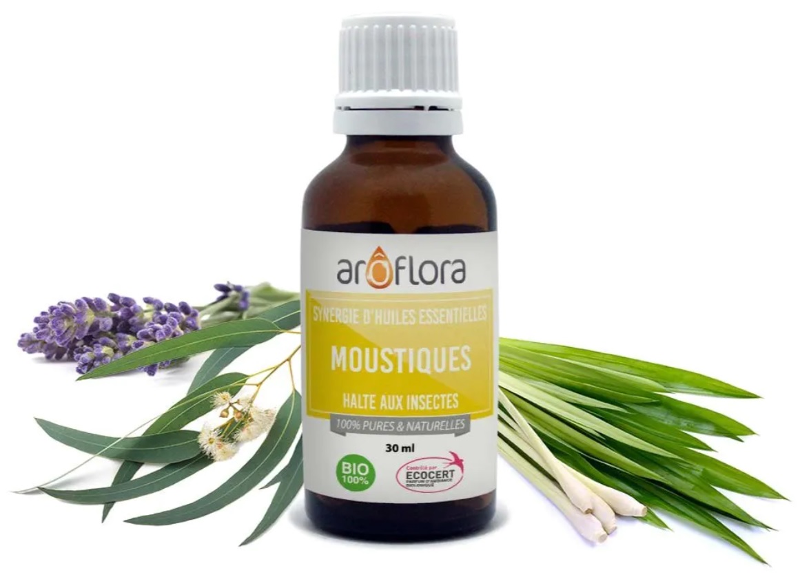 Synergie huiles essentielles anti moustiques et insectes - 100% BIO - 30 ml