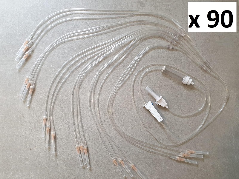 90x pieuvres à 18 voies pour mesotherapie - MESOPERFUSION