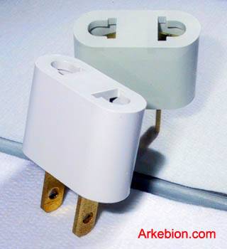 Adaptateur électrique US mâle FR femelle