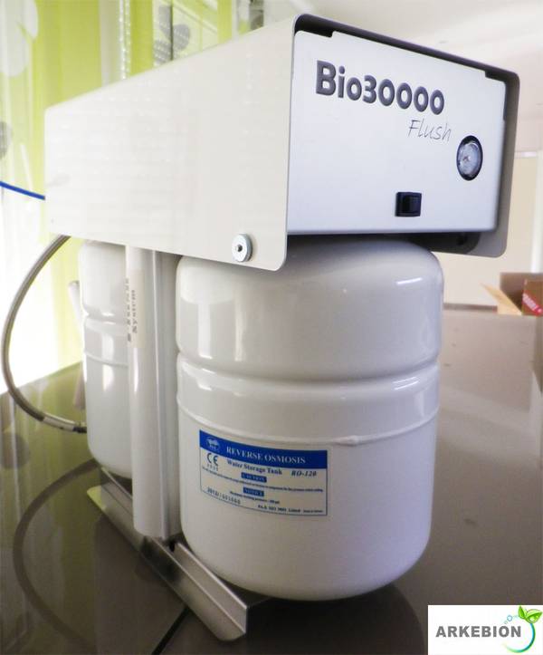 Bio30000® Flush - Osmoseur - L'eau purifiée par osmose inverse avec dynamisation & vitalisation (Remplacé par le BLUEWATER SPIRIT 300)