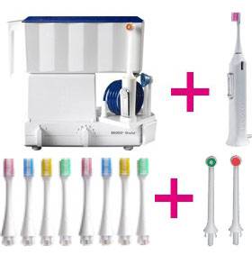 Broxo Orabrush et Orajets (12 brossettes et 4 buses multijets)