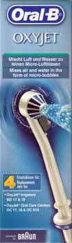 4 Canules OXYJET Braun Oral-B ED17