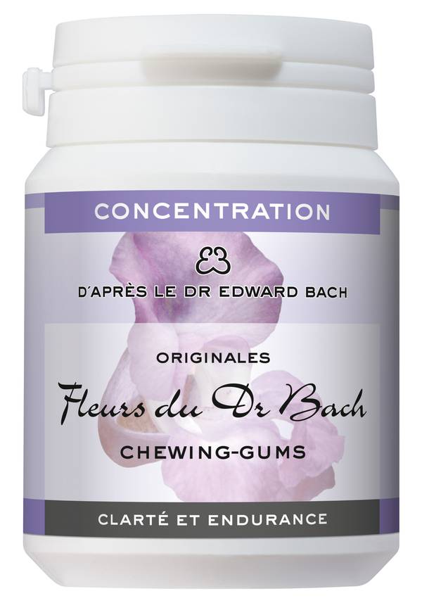 Chewing Gum au Xylitol du Dr Bach - Concentration