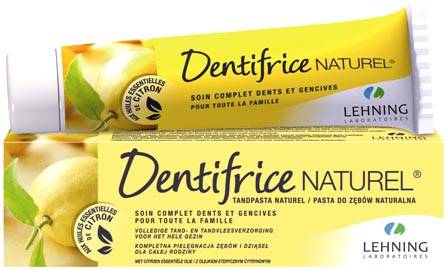 Dentifrice Naturel LEHNING - Aux sels minéraux de Schüssler (Made in France)