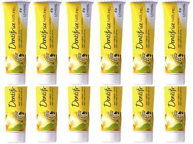 12 dentifrice naturel Lehning 80 g - besoin annuel (Made in France)