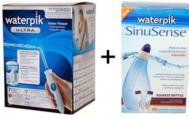Waterpik WP100 ULTRA + SWS360 + 60 recharges