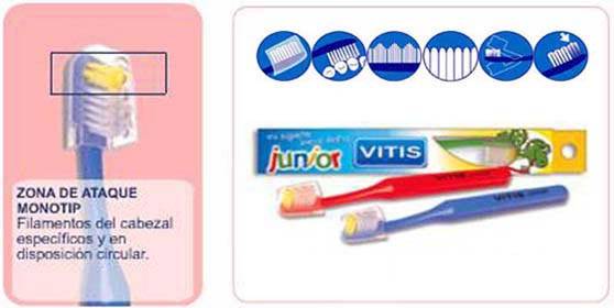 Vitis brosse à dents Junior enfants (Dentaid)