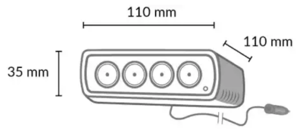 Purificateur d'air ioniseur sans ozone TEQOYA voiture Tip4 - Remplacé par le TEQOYA NOMAD – Image 5