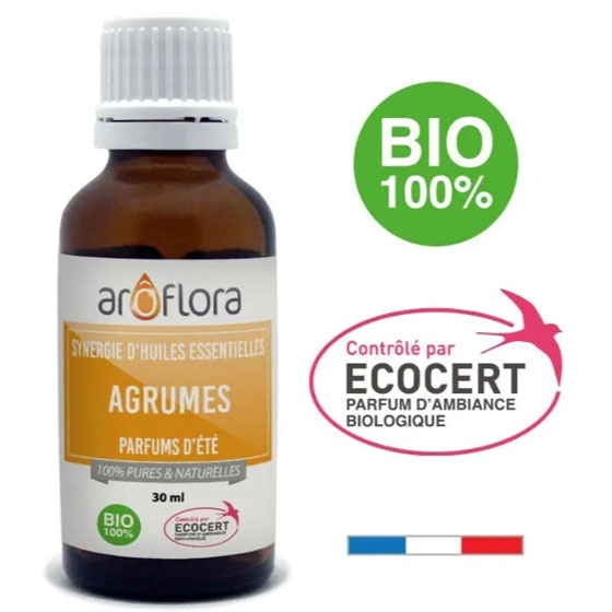 Synergie huiles essentielles AGRUMES - 30 ml