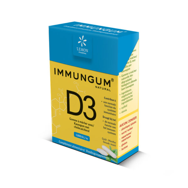Immungum chewing gum vitamine d3