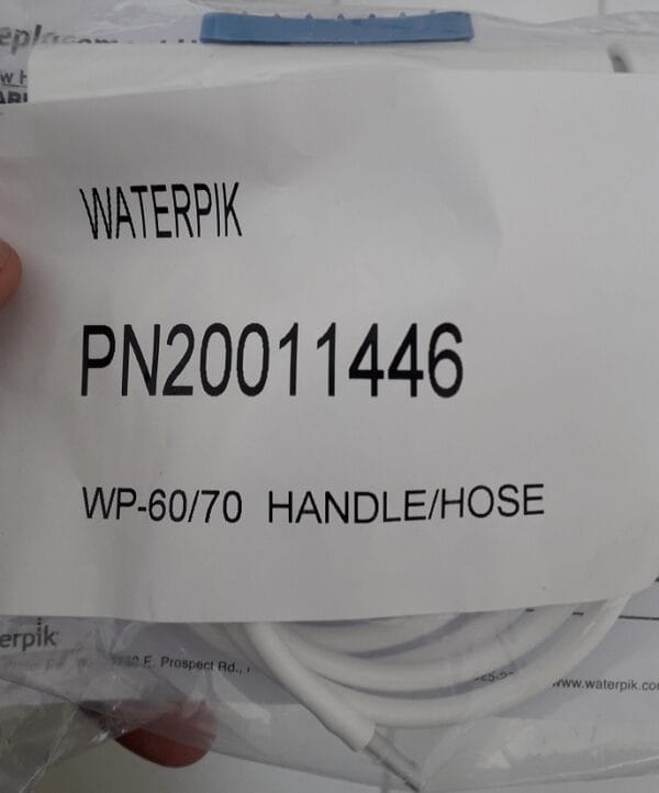 Tuyau manche / Poignée pour Waterpik série WP-60 - WP-70 – Image 3