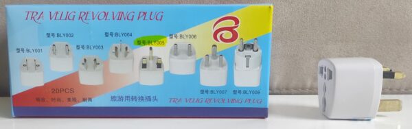 Adaptateur Uk mâle Universel Femelle – Image 3