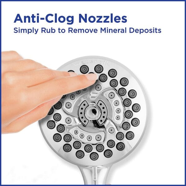 Waterpik XRO-763E Pommeau de douche à main de massage PowerPulse 1,8 GPM Chromé – Image 4