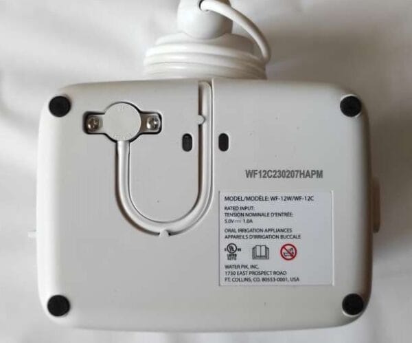 Hydropulseur Waterpik ION Professional WF12 portable, pour le voyage et la maison (BLANC) – Image 15