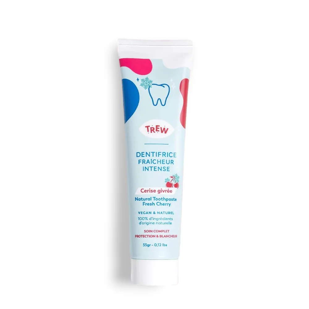 Dentifrice Naturel TREW – aux prébiotiques. Formulé avec la meilleure alternative au fluor !