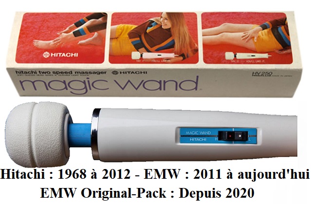 Hitachi magic wand histoire 1968 2012 Emw Original-Pack 2020