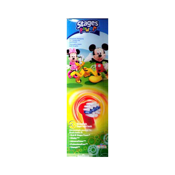 brossettes de rechange pour enfants Oral-B EB10 (Mickey)