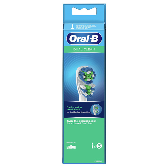 brossettes de rechange Oral-B Dual Action Dual Clean EB41