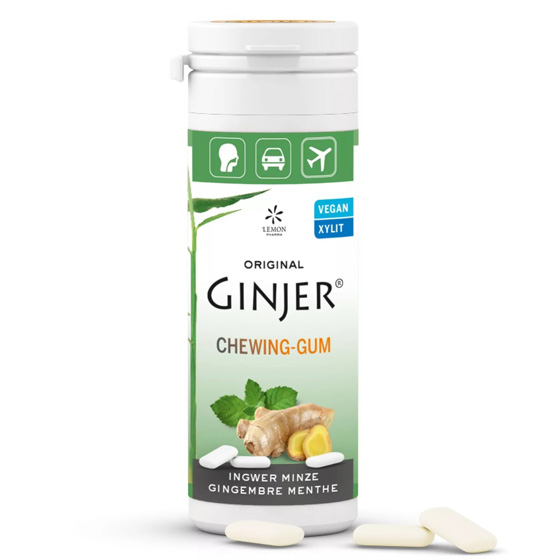 Lemon pharma chewing gum ginjer menthe