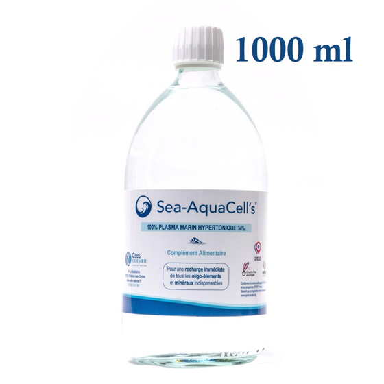 Plasma Marin Isotonique 250ml CSBS Sea-Aquacell's - Info Plasma Marin